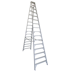 Order In - INDALEX AL 150KG Pro Double Sided Step Ladder 4.9M - PROS16D