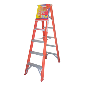 Order In - INDALEX FG 150KG Double Sided Step Ladder 1.8M - TRDSF6D