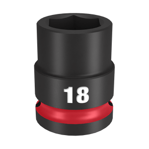 Order In - Milwaukee SHOCKWAVE™ Standard 6 Point Impact Socket 18 MM 1/2" Drive - 49666250