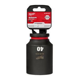 Order In - Milwaukee SHOCKWAVE™ Deep 6 Point Impact Socket 40 MM 3/4" Drive - 49666415