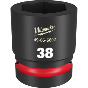 Order In - Milwaukee SHOCKWAVE™ 38mm Standard 6 Point Impact Socket 38mm 1" Drive - 045242585137