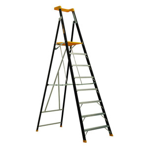 Order In - Gorilla Pro-Lite 8 Step (2.35m) Platform 150kg Industrial FG- FPL008-PRO