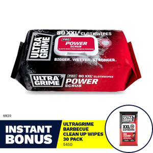 Ultragrime POWERSCRUB Clothwipes 80 XXL Pack - 5920