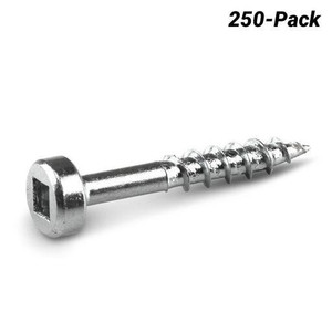 Order In - KREG Pocket Hole Screws Coarse Pan Head Zinc 25mm 250 Piece - KR-SPSC1-250