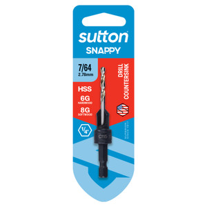 Order In - Sutton Snappy Countersink & Drill Bit 7/64" 6/8G 1/4 Hex - C115H0278