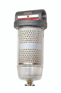 Order In - Alemlube Diesel Filter With Clear Plastic Bowl 100L/Min 10µm 1" - FA2