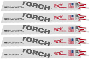 Milwaukee SAWZALL™ The TORCH™ Metal Demolition 230 MM 9" 14TPI Blade 5 Pack - 48475787