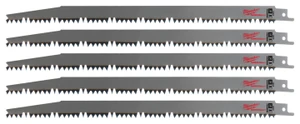 Milwaukee SAWZALL™ Pruning 305 MM 12" 5TPI Blade 5 Pack - 48471303