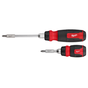 Milwaukee Ratcheting Multi-Bit 14-in-1 & Ratcheting Compact Multi-bit 8-in-1 Screwdriver Set 2 Piece - 4932492811