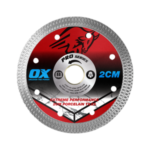 Order In - OX Tools Pro 2CM Porcelain Cutting Blade 125/22.2/20 MM - OX-2CM-125/22.2/20
