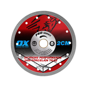 Order In - OX Tools Pro 2CM Porcelain Cutting Blade 180 MM - OX-2CM-180/25.4/22