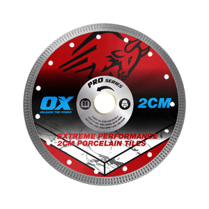 Order In - OX Tools Pro 2CM Porcelain Cutting Blade 200/30/25.4 MM - OX-2CM-200/30/25.4