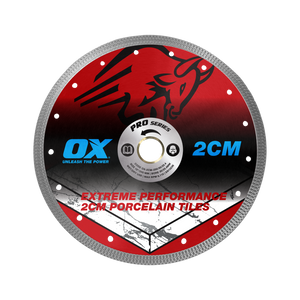 Order In - OX Tools Pro 2CM Porcelain Cutting Blade 230/22.23 MM - OX-2CM-230/22