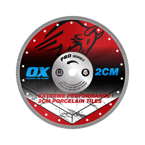 Order In - OX Tools Pro 2CM Porcelain Cutting Blade 300/30/25.4 MM - OX-2CM-300/30/25.4