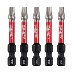 Order In - Milwaukee SHOCKWAVE™ Power Bit Security Torx TXB025 50 MM 2" 5 Pack - 48324696