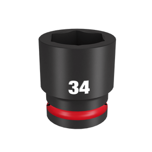Order In - Milwaukee SHOCKWAVE™ Standard 6 Point Impact Socket 3/4" Drive 34 MM - 49666372