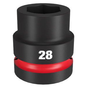 Order In - Milwaukee SHOCKWAVE™ Standard 6 Point Impact Socket 1" Drive 28 MM - 49666593