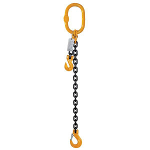Order In - ITM 2 Leg Chain Sling With Clevis Sling Hooks & Shortening Grab Hooks Chain 8MM Length 2M - TM9802-08020