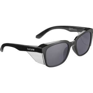 BOLLÉ SAFETY SPECS STKS 410 Black Gloss Frame PLATINUM Smoke PC Lens Anti Scratch/Anti Fog - STK41N20A