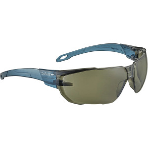 BOLLÉ SAFETY SPECS SWIFT Blue Frame PLATINUM Lite Smoke PC Lens Anti Scratch/Anti Fog - SWIFTN20A