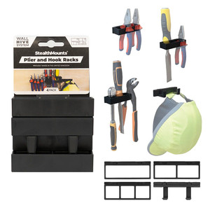 Stealthmounts Wall Hive Pliers Holder 2 Pack - WH-BLK-HODT-4