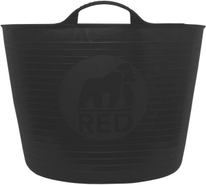 Red Gorilla Tub Flexible Large Deep Black 38L - SP42GBK