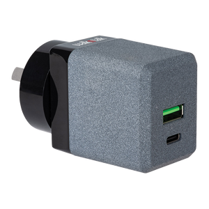 Order In - WALKNTALK Charger Wall Dual USB-A 18W USB-C 30W PD - WNTPWT-FCAC30W
