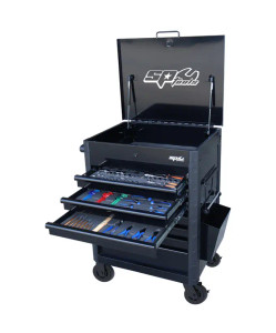Sp Tools Tool Kit Diagnostic Roll Cabinet USA series 7 Drawer 200 Piece - SP50835BK