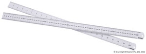 Order In - Accud Stainless Dual Scale Ruler 600 MM - AC-990-024-11