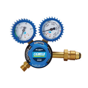 Order In - Cigweld Bluejet Twin Guage Argon Regulator 45LPM - 201019