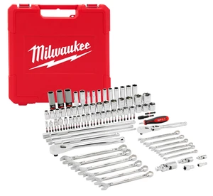 Milwaukee Drive Mechanics Set 1/4'' 3/8'' &1/2'' 108 Piece - 48229102