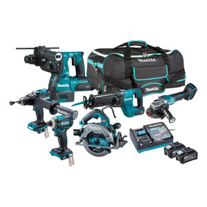 Order In - Makita 40V Max Brushless 6 Piece Combo Kit - DK0250G601