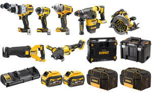 DEWALT 18V/54V XR 8 PIECE KIT - 9.0AH​ - DCZ803X2-XE