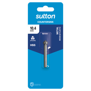 Order In - Sutton HSS Countersink 3 Flute 10.4 MM - C201H1040