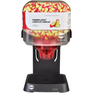 Order In - Howard Leight HL400 Lite dispenser Antimicrobial with 400 pairs Laser Lite earplugs - 1006205-AM