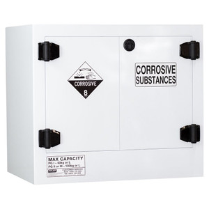 Order In - Pratt Poly Corrosive Cabinet 100L 2D1S - 5535PSPH