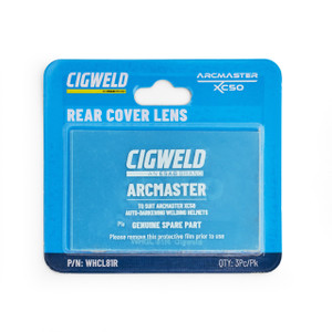 Order In -Cigweld Rear Cover Lens Suits XC50 Helmets 3 Pack - WHCL81R
