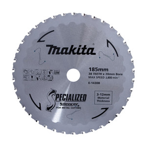Order In -Makita Circular Saw Blade 38T TCT For Metal Cutting 185x20 MM - E-14308