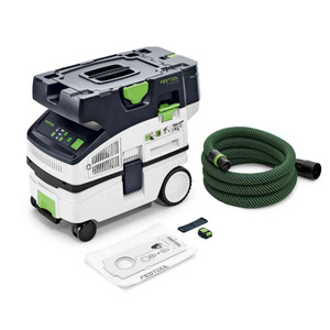 Order In - Festool CTLC MINI 10l L Class 18V Cordless Mobile Dust Extractor Basic - 577065