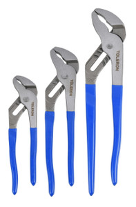 Toleron Multigrip Pliers 3pc - 200mm, 250, & 300mm - TL91453