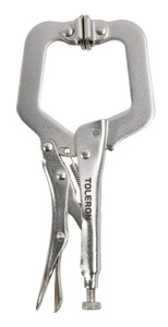 Toleron 150mm Locking Plier C Clamp With Pad - TL91501