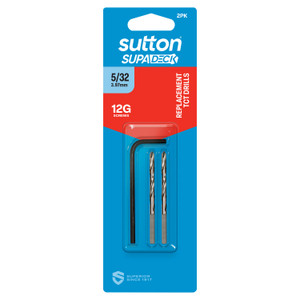 Order In - Sutton SUPADECK Replacement TCT Drill 5/32" 2 Pack- C119H0397