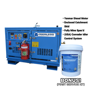 Order In - Peerless  CHARGER-55 Mine Spec Yanmar Diesel Engine Rotary Screw Air Compressor    - CHARGER55-MSPEC