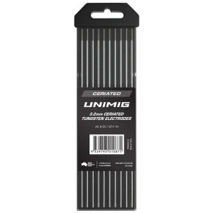 Order In - Unimig Ceriated Tungsten Grey 3.2 MM 10 Pack - PTR0003-32