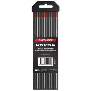 Order In - Unimig Thoriated Tungsten Red 3.2 MM 10 Pack - PTR0004-32