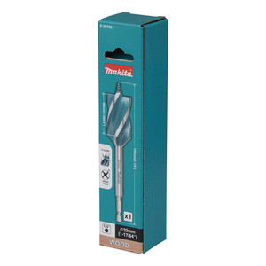 Order In - Makita Impact 4-Cut Wood Auger Bit 1/4 Hex 32 MM x 165 MM - E-26705