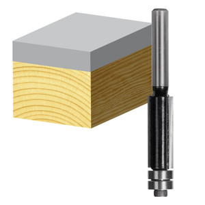 Order In - Carbitool Router Bit TCT Extra Long Flush Trim W Bearing 1/2" - TXX8016BB1/2