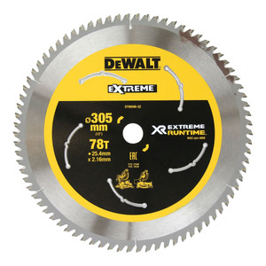 Order In - DeWalt Extreme Circular Saw Blade For Wood 78T TCT 305 MM - DT99596-QZ