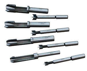 Order In - Carbatec Barrel Plug Cutter Bit Set 8 Pce 8-15 MM - PSG-8PCE-S