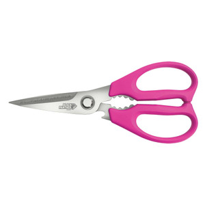 205mm Multi-Purpose Kitchen Shears - Pink Handles - 29-802P